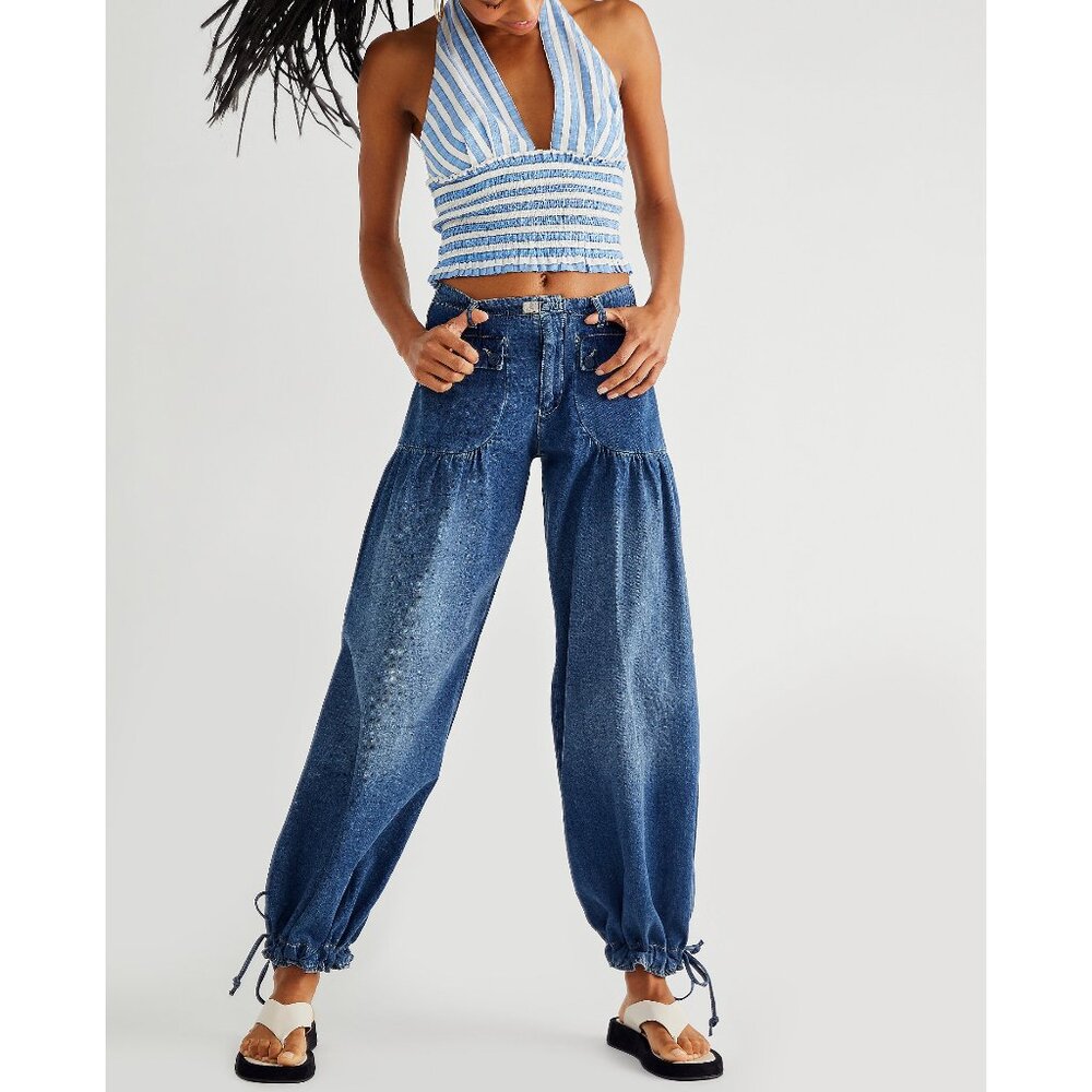 🆕 FREE PEOPLE We The Free Lotus Jeans / Juno